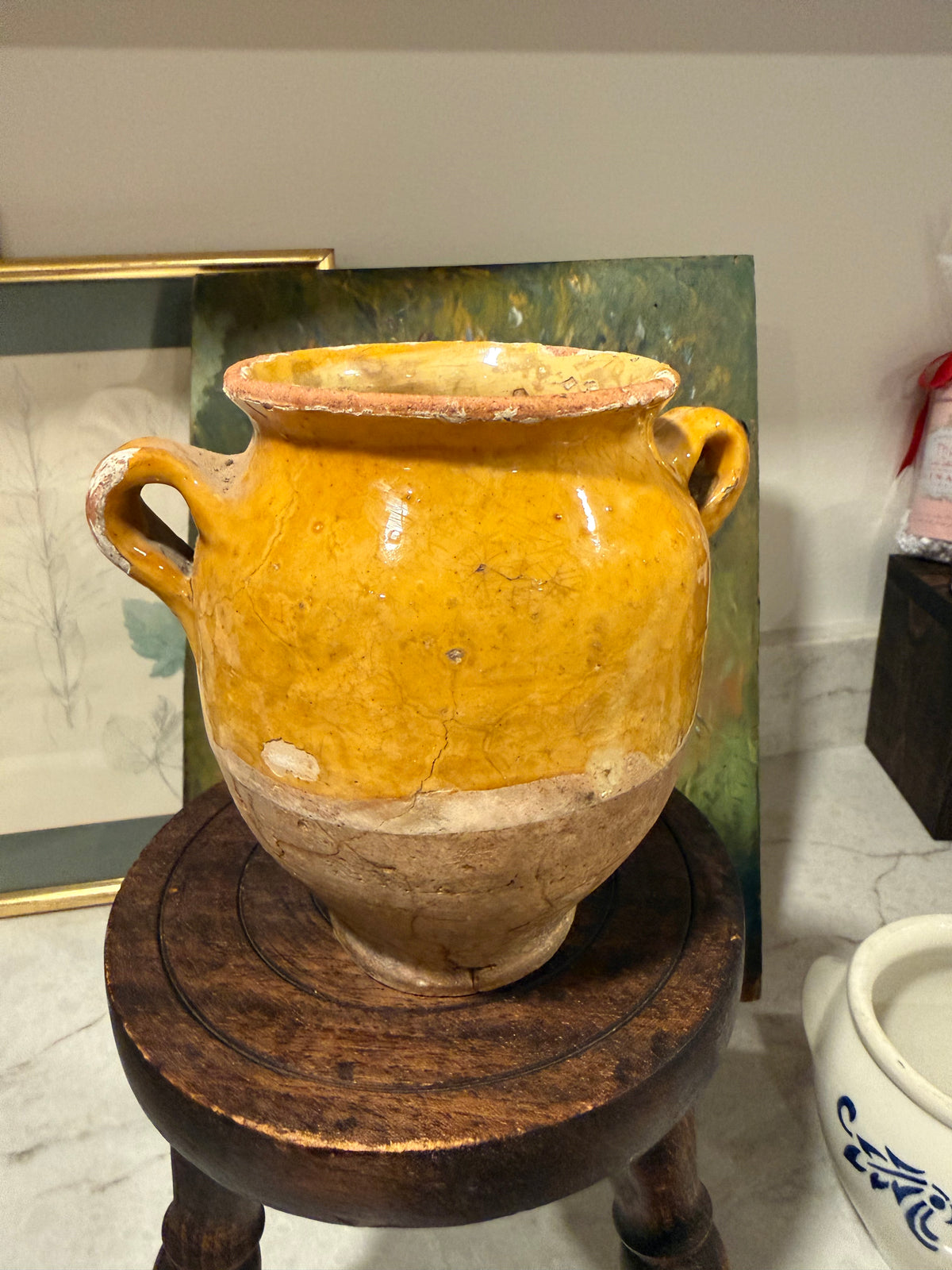 Antique Small Ocre Confit, 6 1/4" x 6 3/4" | Montpellier