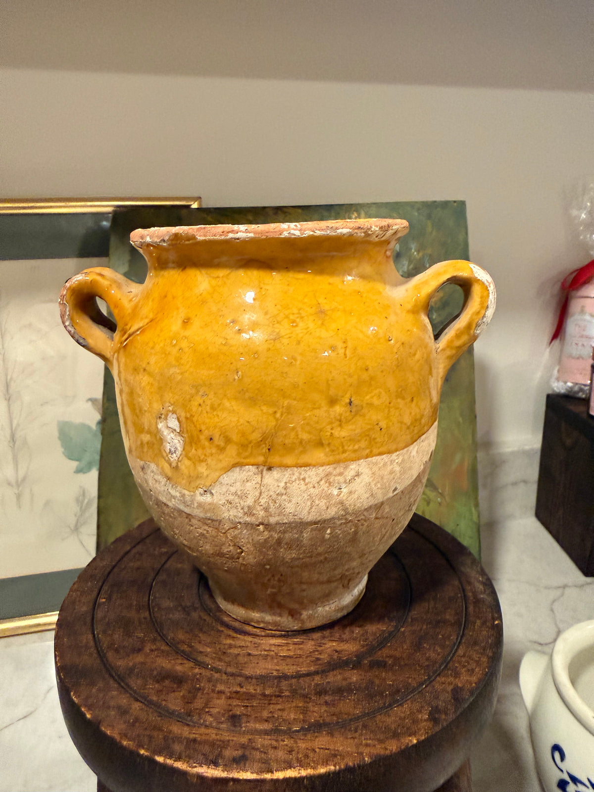 Antique Small Ocre Confit, 6 1/4" x 6 3/4" | Montpellier