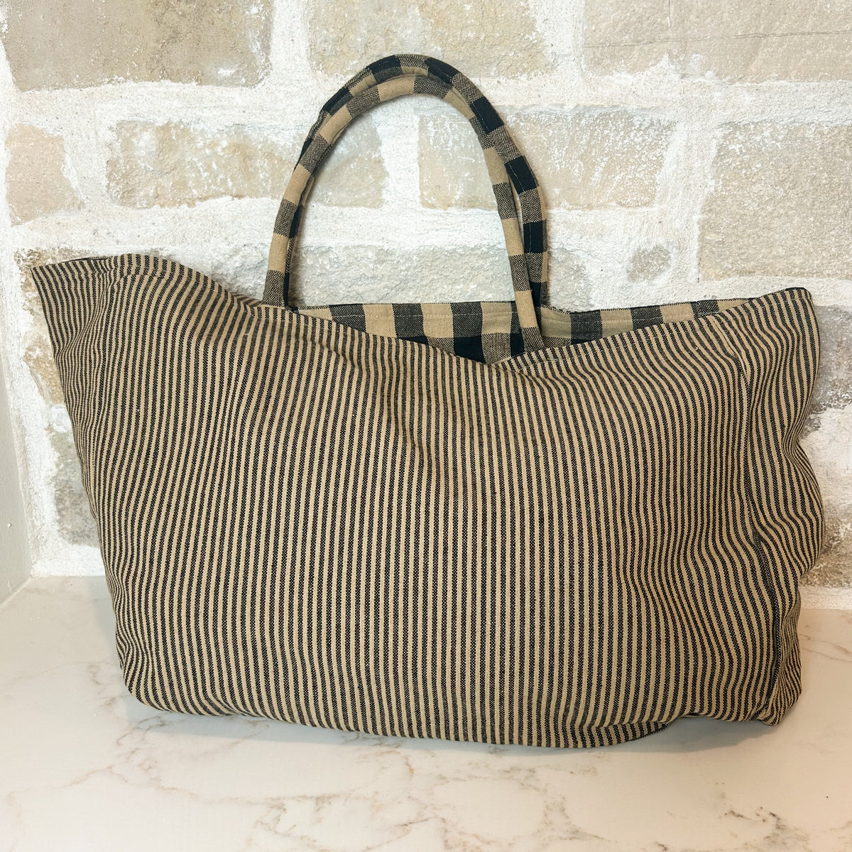 Reversible French Cotton Market Tote | Saint Remy
