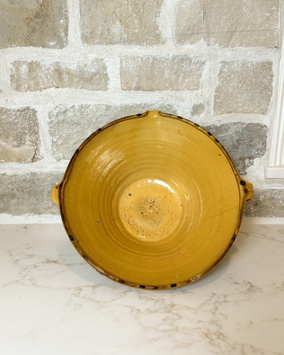 Antique Tian Bowl w/ Staple Repair