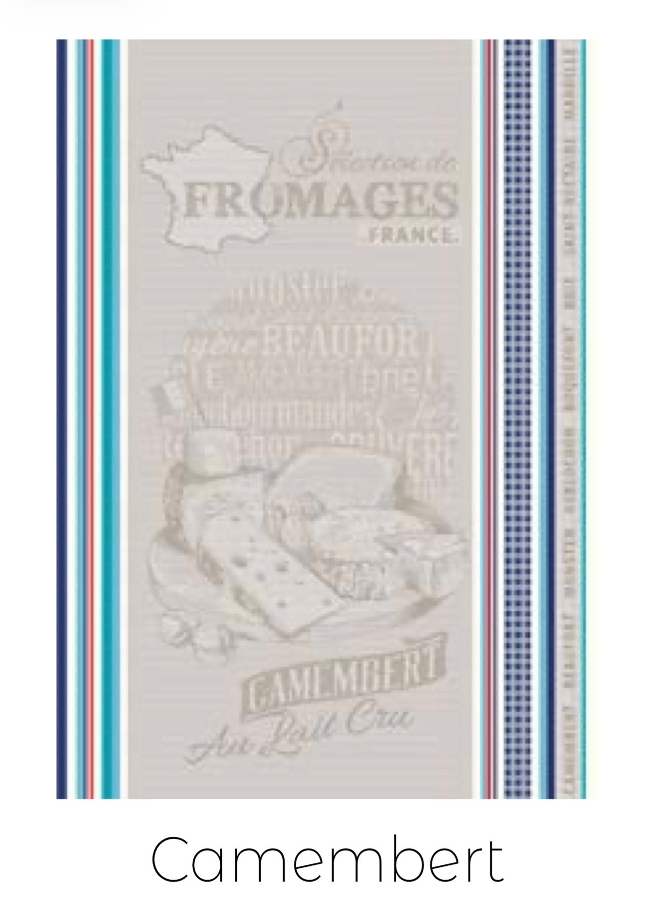 French Cotton Jacquard Market Torchons (Towels), Various Colors/Styles, 19" x 26"
