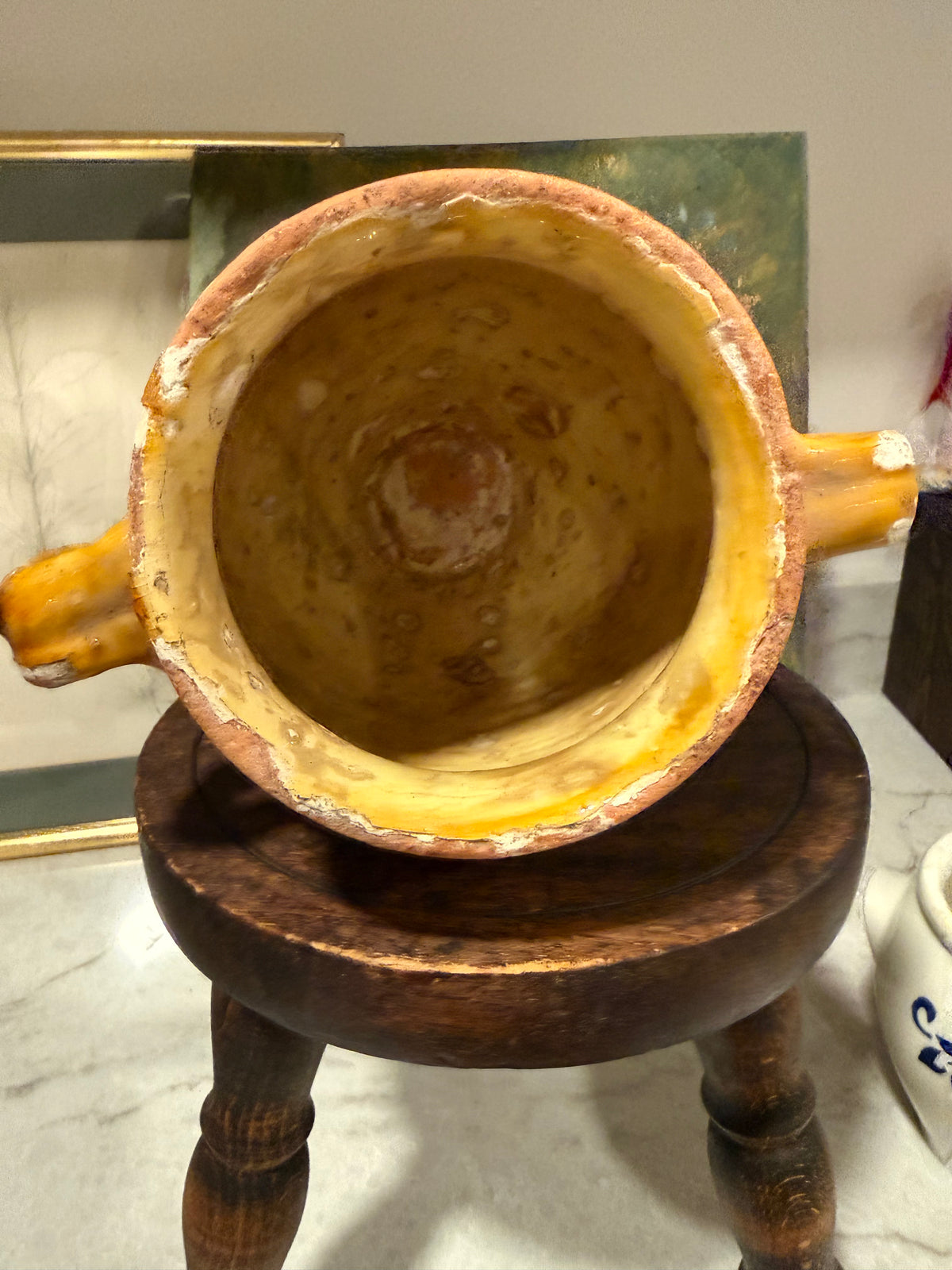Antique Small Ocre Confit, 6 1/4" x 6 3/4" | Montpellier
