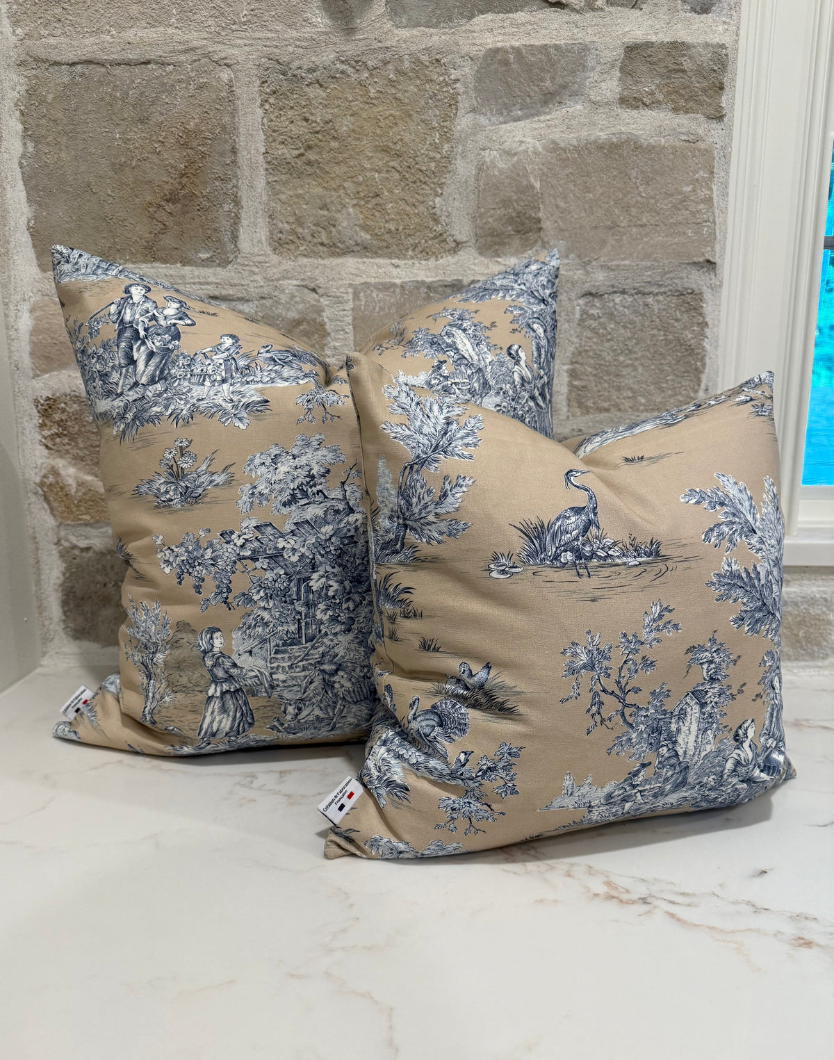 The Agnès Collection | French Toile de Jouy Custom Pillow Covers