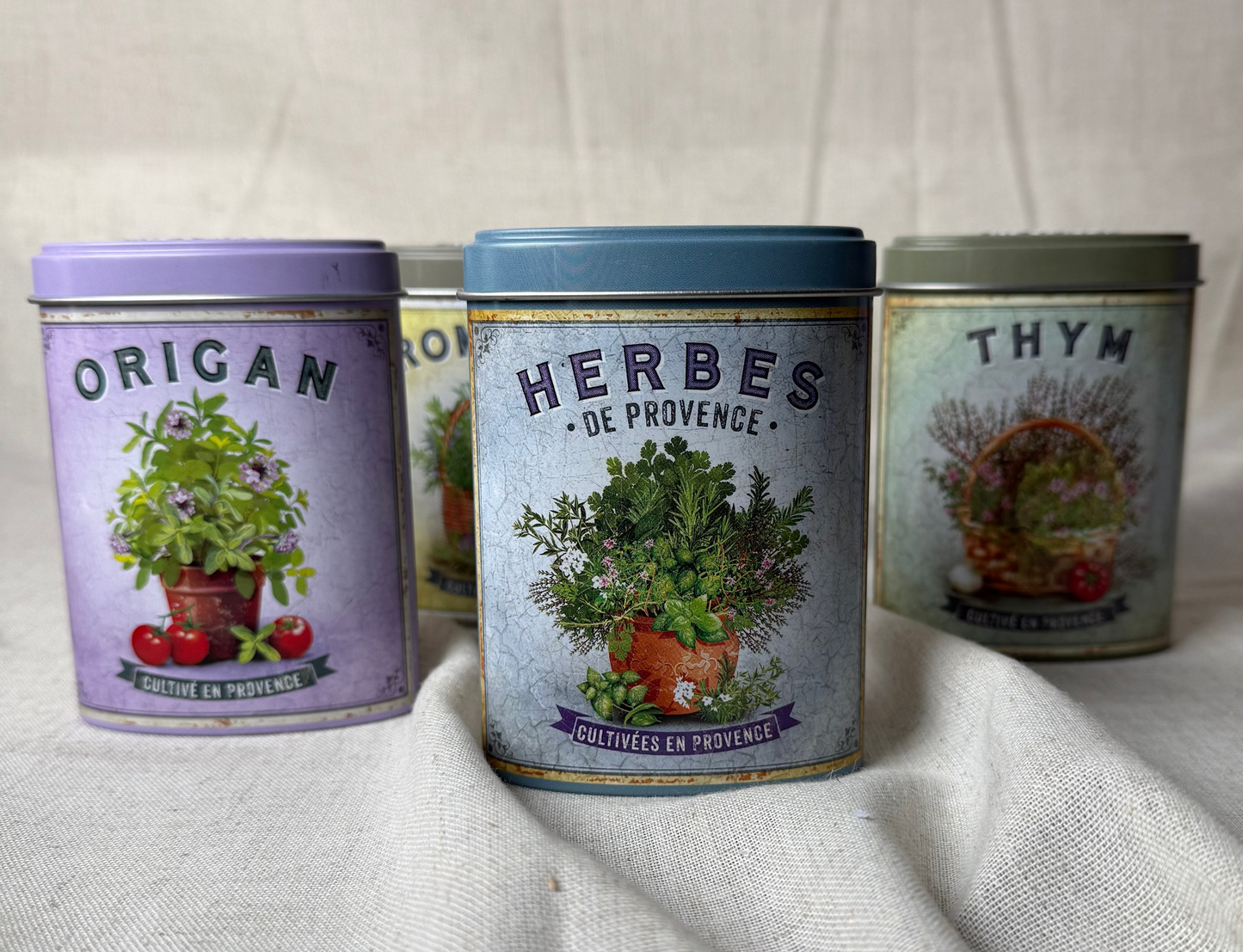 French Market Spice Tins, Herbs Harvested in Provence, France | 7 oz