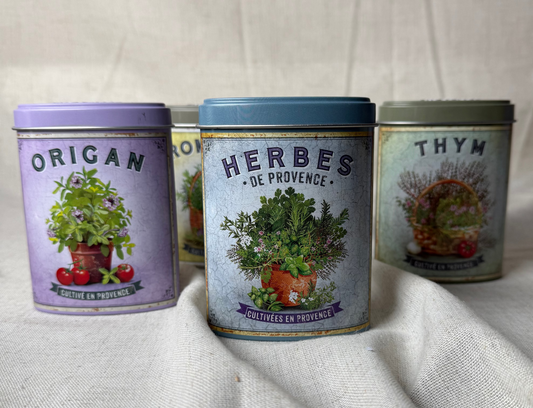 French Market Spice Tins, Herbs Harvested in Provence, France | 7 oz