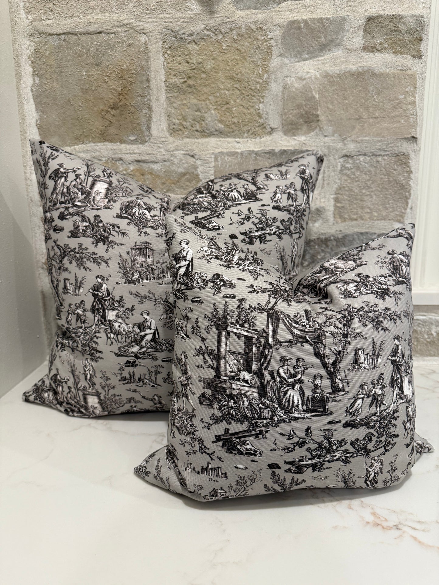 The Agnès Collection | French Toile de Jouy Custom Pillow Covers